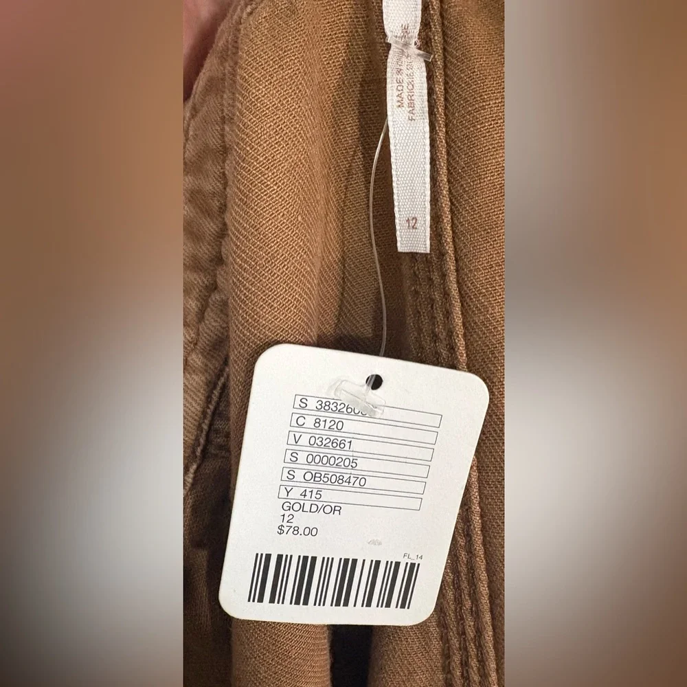 Free People Brown Mini Skirt with Button Detail - Picture 3 of 4